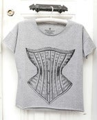 Image of Victorian Corset - grey