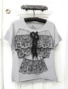 Image of Victorian Wrap - grey