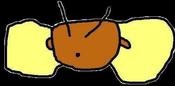 Image of Munkie Nut Sticker Black