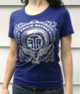 Image of  FTR Winged Skate T - Indigo Blue