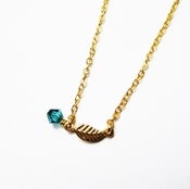 Image of Tiny Leaf Necklace
