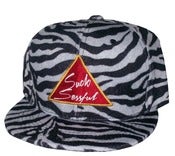 Image of Joe Rocken's "The All Over" Zebra Print Strap Back Hat Exclusive Design