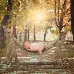 Image of Country Lane Newborn Prop Hammock with Stand