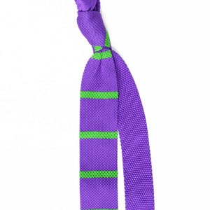 Image of Purple Knit Tie