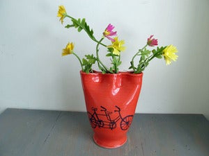 Image of Porcelain Finger Vase