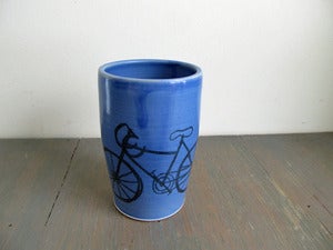 Image of Cobalt Blue Bike Tumbler