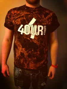 Image of 4OUR Acid Wash Logo Tee