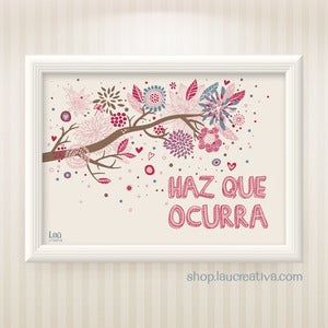Image of Lámina ·Haz que ocurra·