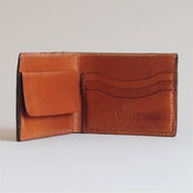Image of Premium Coin Bi-Fold Wallet - Almond