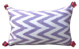 Image of Lilac Chevron Pom Pom