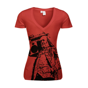 Image of Women's Ben Jammin' - Deep V (Red)