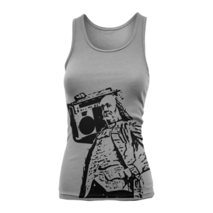 Image of Women's Ben Jammin' Tank Top (Light Heather Grey)