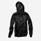 Image of Royal Crest Pullover Hoodie (Blackout)