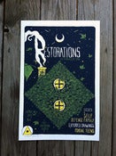 Image of Restorations LP2 release show poster