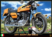 Image of 1971_Ducati_250_desmo_motorcycle_poster