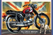 Image of 1969_Triumph_Bonneville_T120R_motorcycle_poster_print