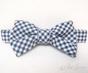 Image of Navy Gingham Bowtie (IDR 65,000)