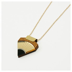 Image of Sun Point Necklace - Gold