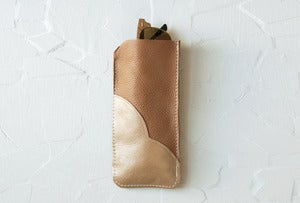 Image of LEATHER Sunglasses Case