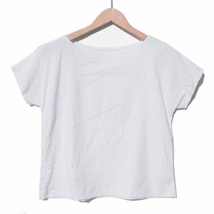 Image of Arrow Tee <br>White Linen