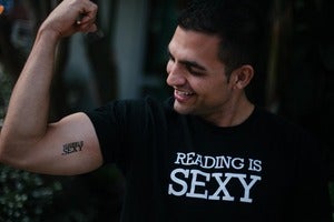 Image of 5 Reading is Sexy Tattoos (Temporary) 