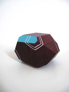 Image of Purple Heart Wood Geo