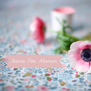 Image of Carte postale "Bonne Fête Maman"