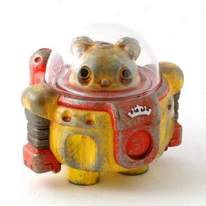 Image of Ramsay (Pineapple Chunks) - resin robot collab with PodgyPanda