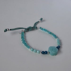 Image of Pulsera de flor de amazonita