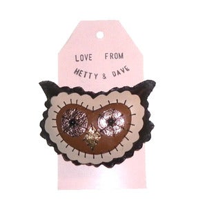 Image of Brown Owl Brooch