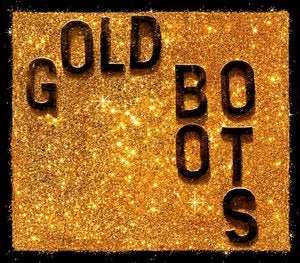 Image of Gold Boots Glitter