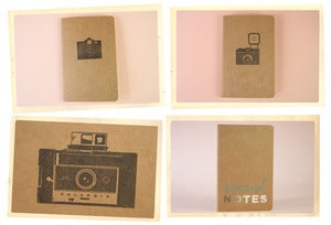 Image of Hand Stamped Moleskine Notebook