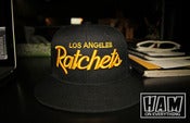 Image of LA RATCHETS SNAPBACK (black/gold) 
