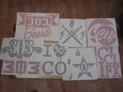 Image of 303 and CLFX Medium Die-Cut Stickers