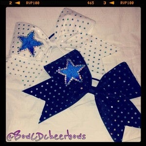 Image of Blue Twinkle Star Bow