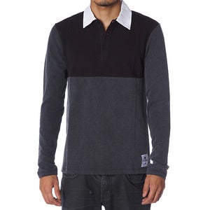 Image of RUGBY SWEAT | ACID BLACK | BLACK 