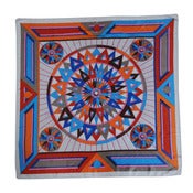 Image of Graphic Satin Scarf