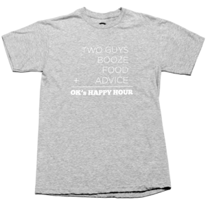 Image of Happy Hour Tee (Heather Grey)