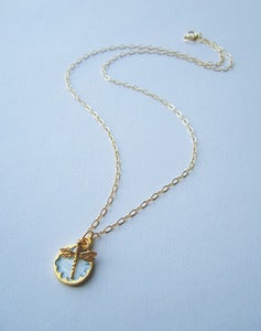 Image of Lady Of The Lake Dragonfly Luxe Necklace