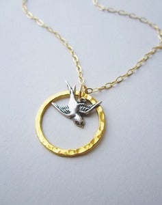 Image of Always And Forever Luxe Eternity Ring Necklace