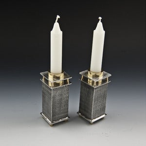 Image of Candle Holders with Prayer