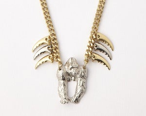 Image of  ♦ Pre-Order ♦    SHORT Gorilla Necklace Bi-colour 
