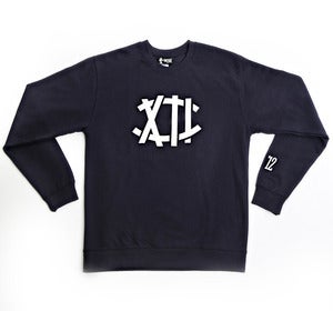 Image of The XII Crewneck in Navy