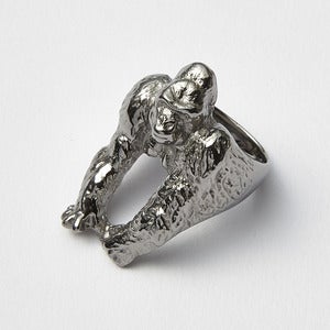 Image of  ♦ Pre-Order ♦ Gorilla ring Gun metal 