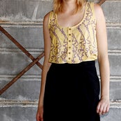 Image of Layer Top - Canary/Violet
