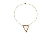 Image of Divided Triangle Necklace