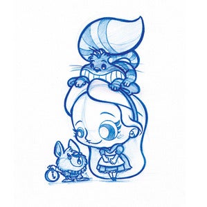 Image of Alice in Wonderland A5 Print! *FREE SHIPPING!*