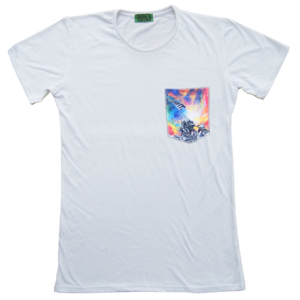 Image of WAR ON DRUGS POCKET WHITE PvT-SHIRT