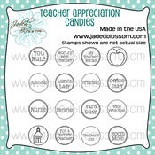 Image of Teacher Appreciation Candies (4x4) ~ Peachy