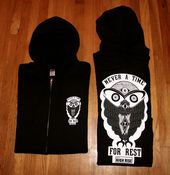 Image of "Never Rest" Zip Up (Black)